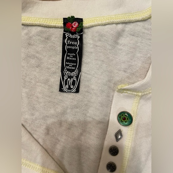 Free People long sleeve Henley tee - Picture 4 of 6